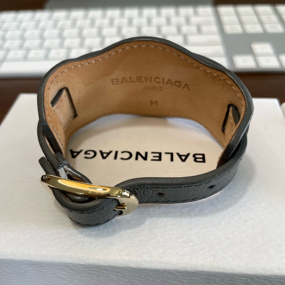 Balenciaga leather cuff